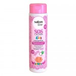 Set par cret copii,Salon Line,(Sampon300 ml+Balsam300ml+Masca 500 ml+Activator300 ml)